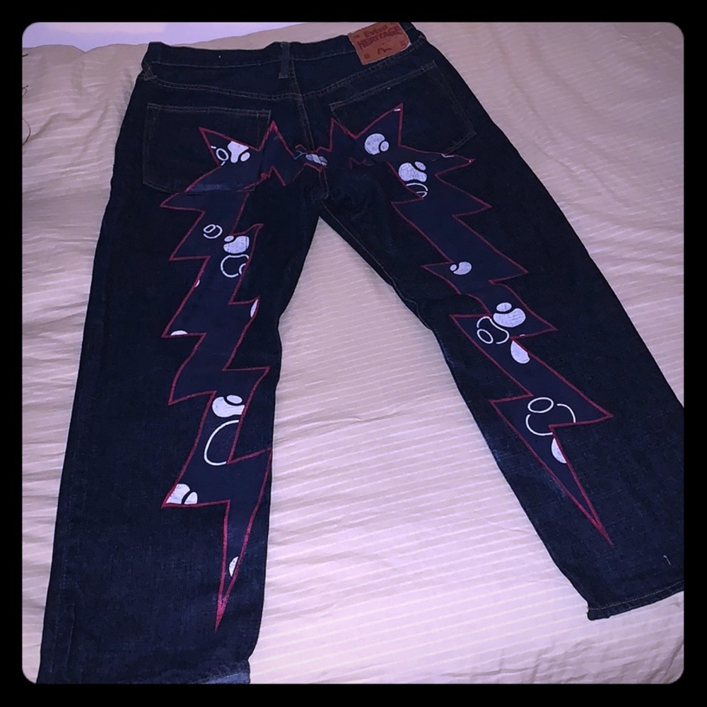 Pre owned Evisu Jeans dark blue